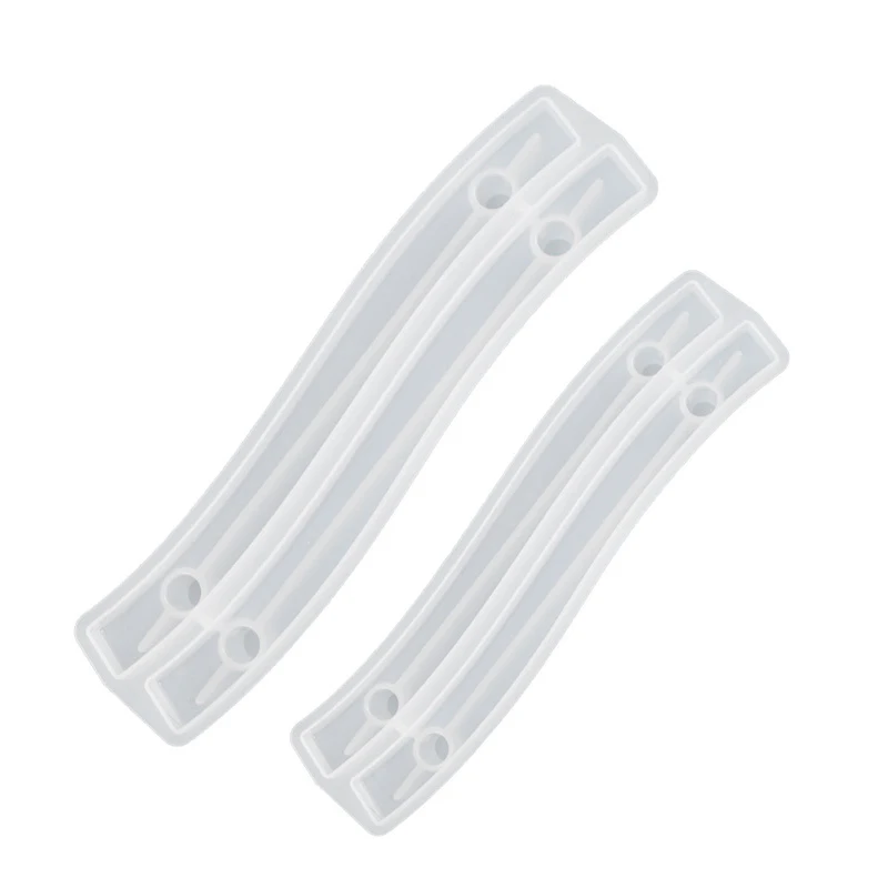 2 Pcs Tray Handle Silicone Molds Crystal Clear Epoxy Resin Mold Bending Tray Handle Mould For DIY Crafts Jewelry Making
2 Pcs Tray Handle Silicone Molds Crystal Clear Epoxy Resin Mold Bending Tray Handle Mould For DIY Crafts Jewelry Making