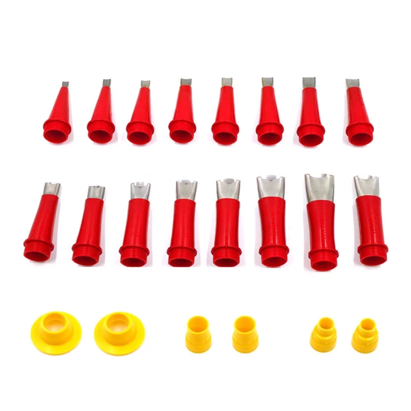 22 Pcs Stainless Steel Caulk Nozzle Applicator With Base Caulking Finisher Sealant Finishing Tool For Kitchen Bathroom
22 Pcs Stainless Steel Caulk Nozzle Applicator With Base Caulking Finisher Sealant Finishing Tool For Kitchen Bathroom