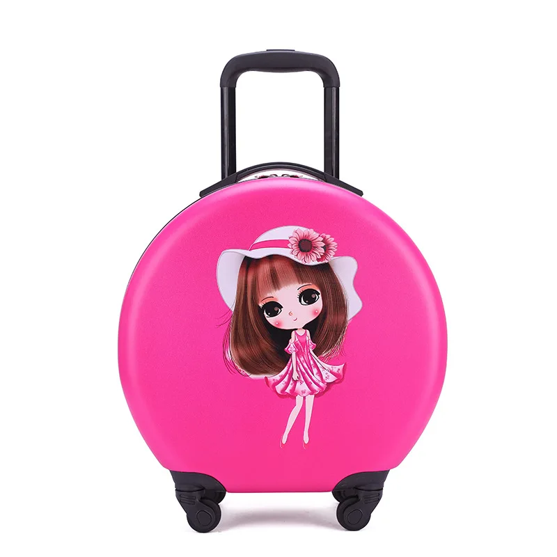 

Kid Rolling Suitcase on Wheels Travel Luggage Bag for Girls Wheeled Suitcases Trolley Bag Cartoon Backpack maletas de viaje para