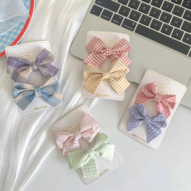 2pieces/set Hair Clips Plaid Bow Hair Clip Girl Cute Broken Hair Clip Sweet Hair Clip Hair Accessories for Girls
2pieces/set Hair Clips Plaid Bow Hair Clip Girl Cute Broken Hair Clip Sweet Hair Clip Hair Accessories for Girls