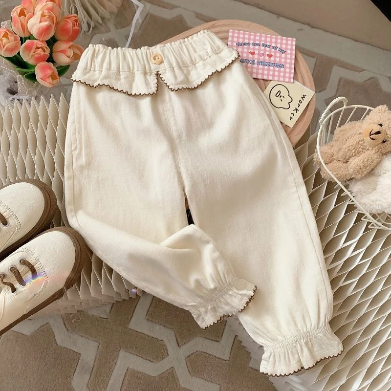 2023 New Children Summer Pants Ruffles Button Loose Korea Style Trousers for Boys Girls Harem Pants Girls Kids Pants
2023 New Children Summer Pants Ruffles Button Loose Korea Style Trousers for Boys Girls Harem Pants Girls Kids Pants