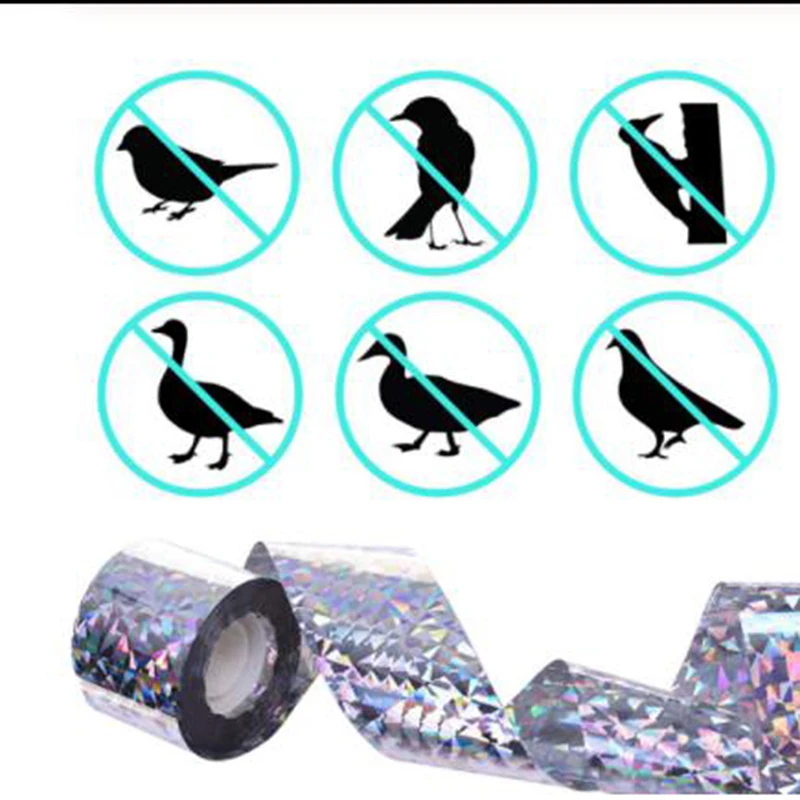 

Звуковой Репеллент для лисьих голубей, Отпугиватель лент для борьбы с вредителями, креативная лента для защиты от птиц