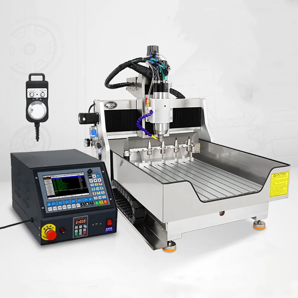 

ddcs-expert CNC 3AXIS engraving machine small automatic tool change precision engraving machine processing with knife library
