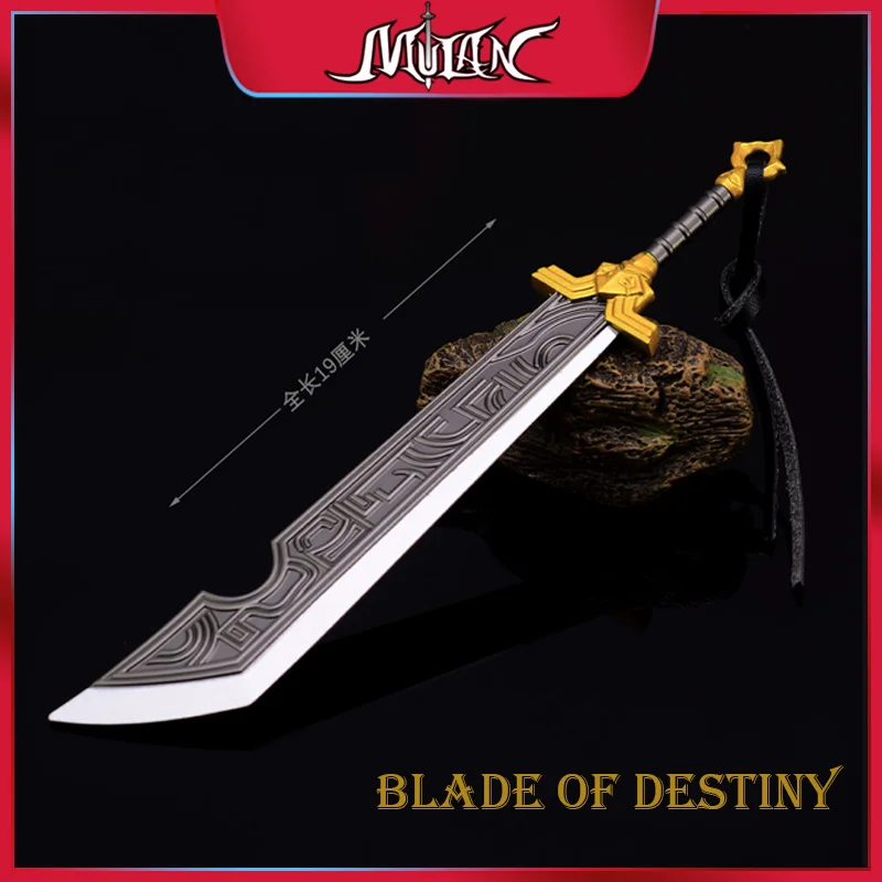 Push Hot-blooded Legendary Weapon Blade of Destiny19cm Swords Peripherals Military Tactical Knife Royal Steel Katana Samurai Toy
Push Hot-blooded Legendary Weapon Blade of Destiny19cm Swords Peripherals Military Tactical Knife Royal Steel Katana Samurai Toy