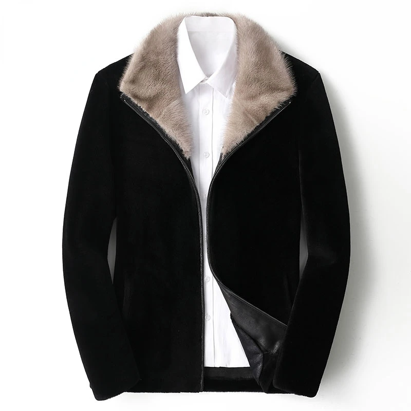 Men 2022 Autumn Winter New Sheep Shearing Fur Coats Male Lapel Long Sleeve Jackets Men Genuine Lamb Fur Warm Overcoats A343
Men 2022 Autumn Winter New Sheep Shearing Fur Coats Male Lapel Long Sleeve Jackets Men Genuine Lamb Fur Warm Overcoats A343