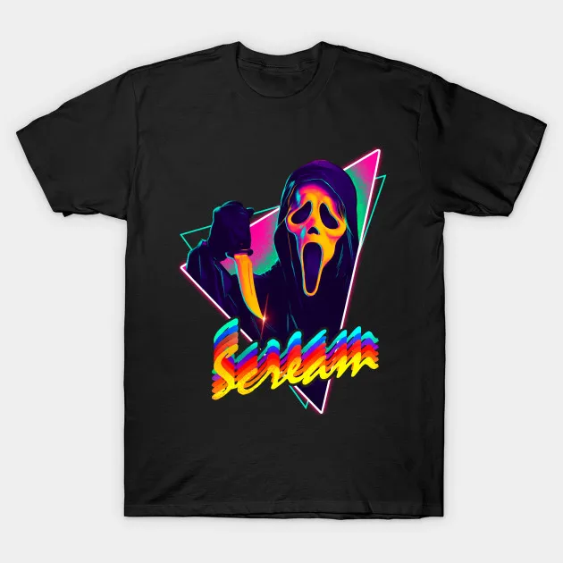Men/Women's Summer Black Street Fashion Hip Hop What's your favorite scary movie Scream T-shirt Cotton Tees Short Sleeve Tops
Men/Women's Summer Black Street Fashion Hip Hop What's your favorite scary movie Scream T-shirt Cotton Tees Short Sleeve Tops