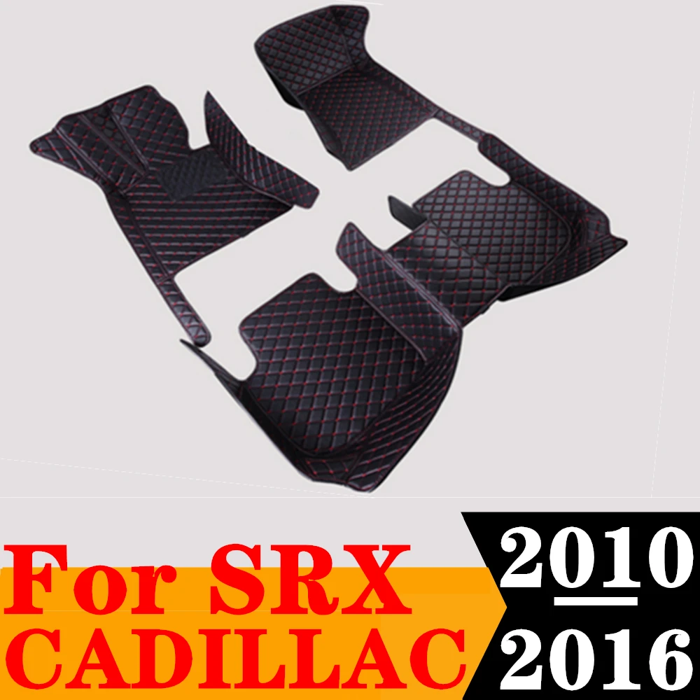 

Sinjayer, водонепроницаемые кожаные Коврики для автомобиля на заказ, передние и задние напольные коврики, автозапчасти, коврик для Cadillac SRX 2010-2016