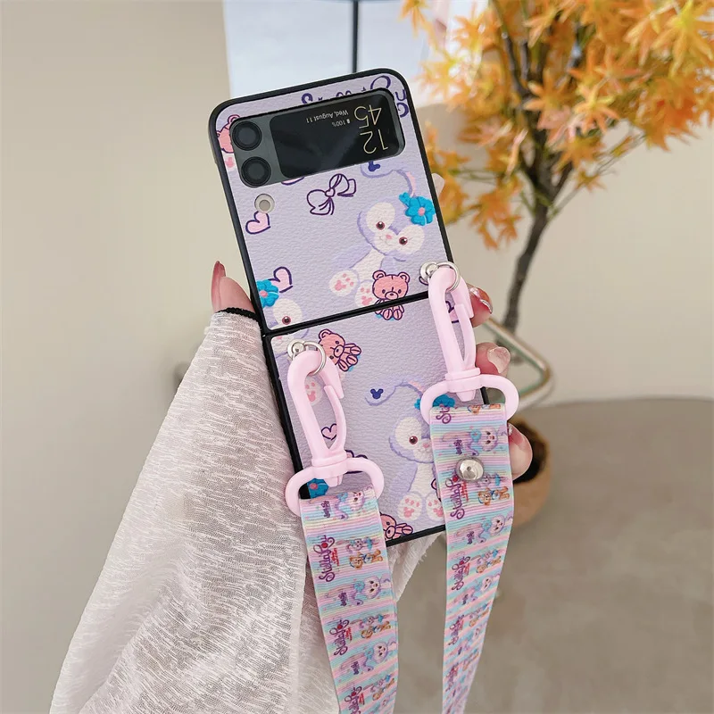 Purple Rabbit Long Strap Phone Case for Samsung Galaxy Z Flip 3 Z Flip 4 5G Hard PC Back Cover for ZFlip3 ZFlip4 Case Shell
Purple Rabbit Long Strap Phone Case for Samsung Galaxy Z Flip 3 Z Flip 4 5G Hard PC Back Cover for ZFlip3 ZFlip4 Case Shell