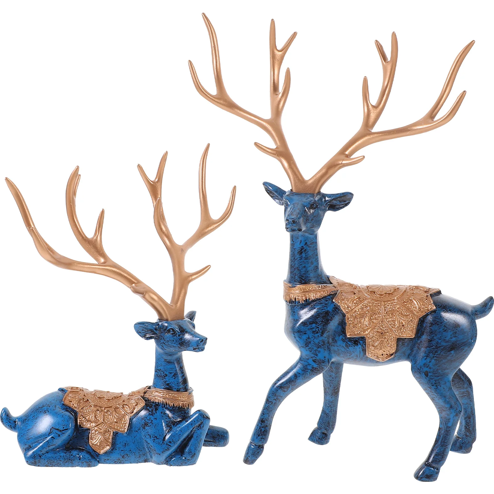 1 Pair Lovely Deer Statue Modern Reindeer Ornament Deer Style Desktop Porch Ornament
1 Pair Lovely Deer Statue Modern Reindeer Ornament Deer Style Desktop Porch Ornament