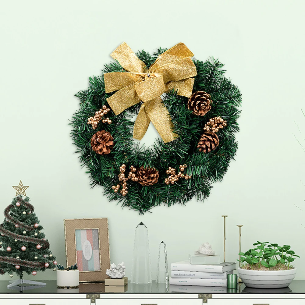 Garland Wreath 35cm Artificial Christmas Decoration Door Wreath Garland Hanging Decor Unfading Christmas Decoration
Garland Wreath 35cm Artificial Christmas Decoration Door Wreath Garland Hanging Decor Unfading Christmas Decoration