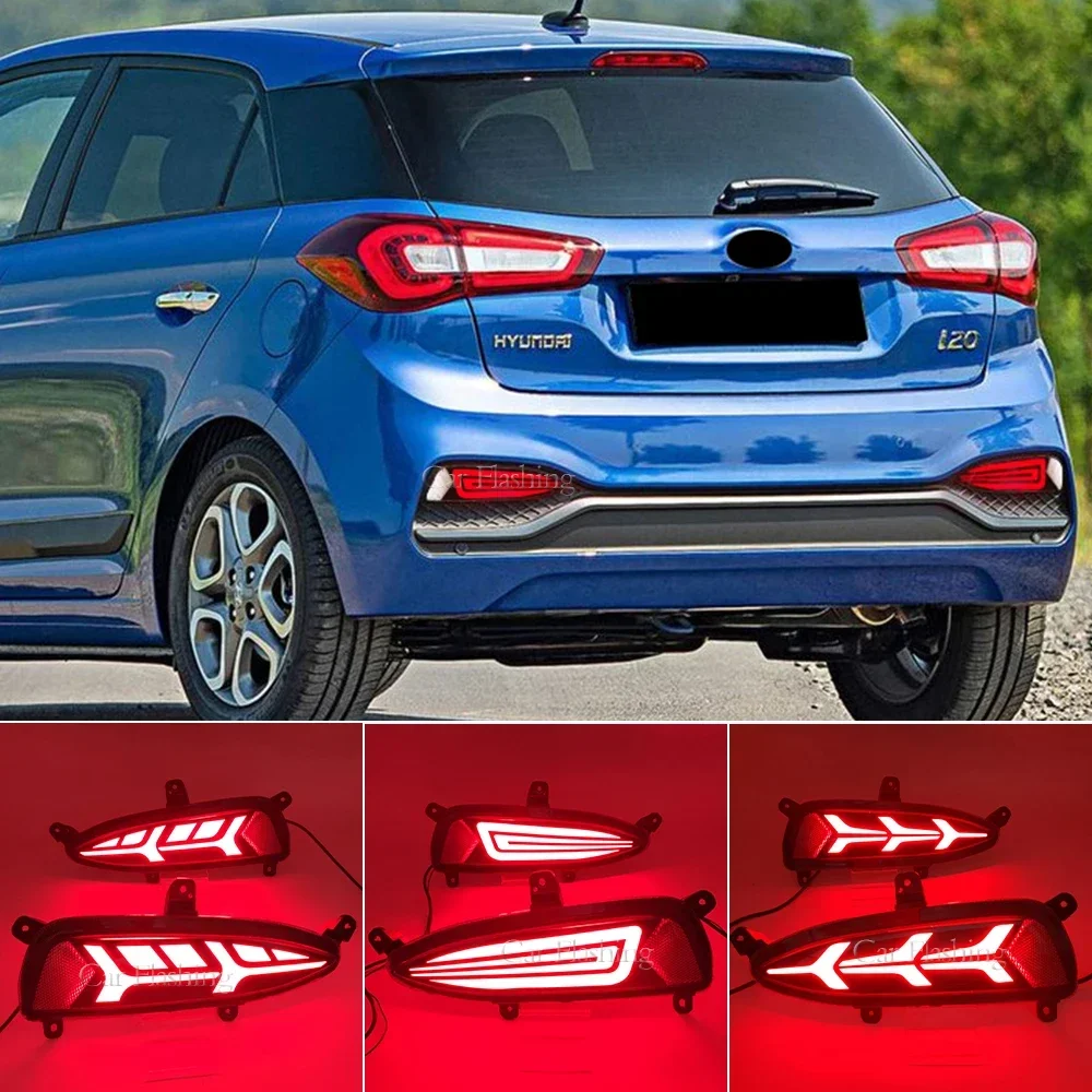 Новый! 2 шт. светодиодный отражатель для Hyundai I20 2018 2019 задний противотуманный