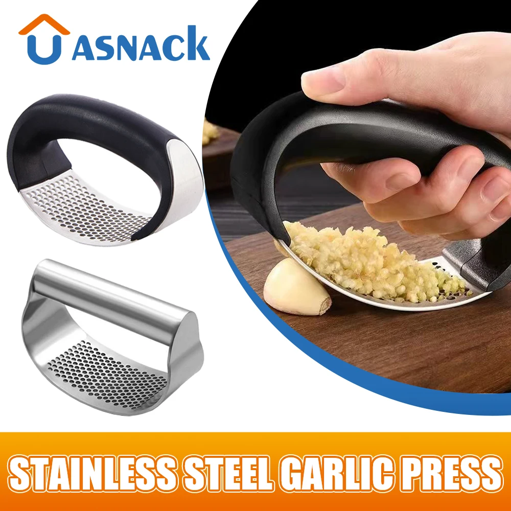 Uasnack Stainless Steel Garlic Press Manual Garlic Mincer Chopping Garlic Tools Curve Fruit Vegetable Kitchen Gadget Accessories
Uasnack Stainless Steel Garlic Press Manual Garlic Mincer Chopping Garlic Tools Curve Fruit Vegetable Kitchen Gadget Accessories