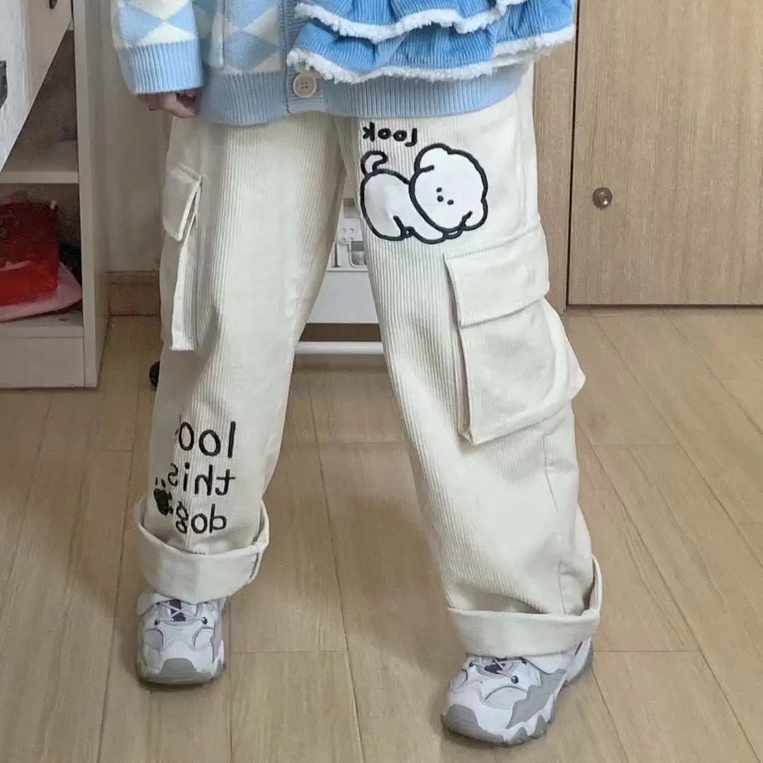 Corduffle pants female pocket overalls female 2023 autumn puppy soft sister loose and thin straight wide leg pants female
Corduffle pants female pocket overalls female 2023 autumn puppy soft sister loose and thin straight wide leg pants female