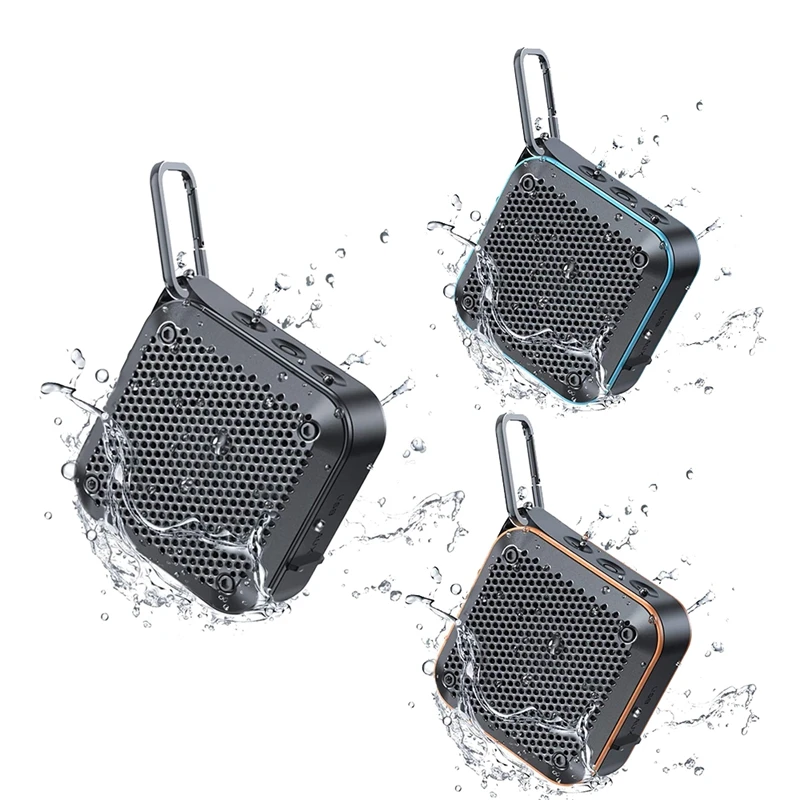 Bluetooth Speaker, Portable Wireless Speaker Mini Waterproof Speaker With 3D Stereo Bass Sound, 12 Hour Playtime
Bluetooth Speaker, Portable Wireless Speaker Mini Waterproof Speaker With 3D Stereo Bass Sound, 12 Hour Playtime