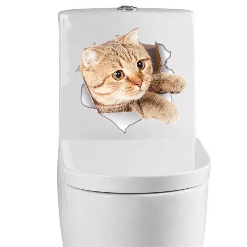 Cat Vivid 3D Smashed Switch Wall Sticker Bathroom Toilet Kicthen Decorative Decals Funny Animals Decor Poster PVC Mural Art
Cat Vivid 3D Smashed Switch Wall Sticker Bathroom Toilet Kicthen Decorative Decals Funny Animals Decor Poster PVC Mural Art