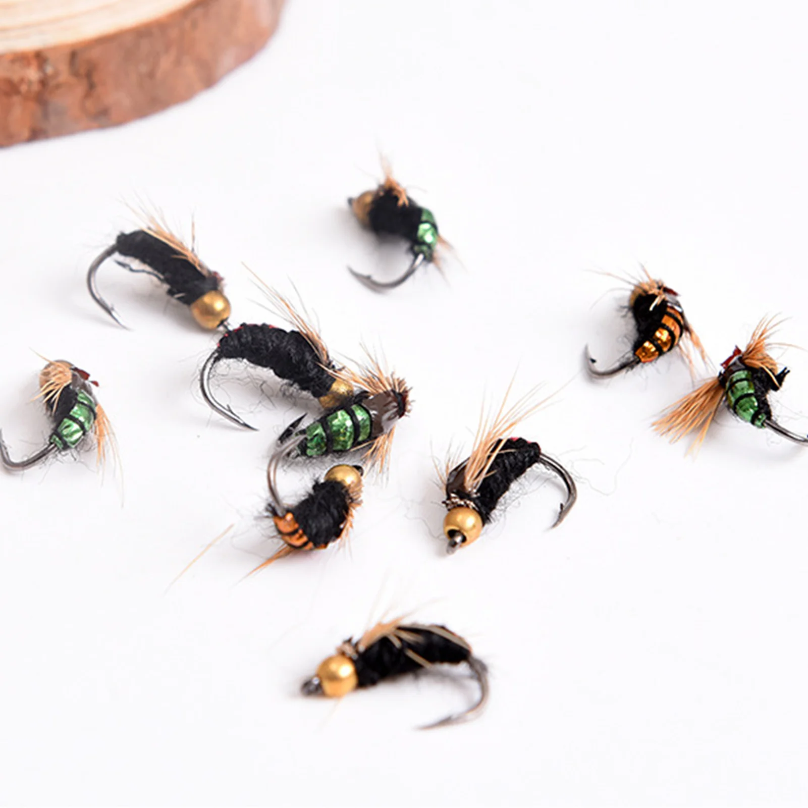 40 Pcs/Box Fly Fishing Lure Flies Kit Bead Head Fast Sinking Nymph Scud Fly Bu gWorm Trout Fishing Flies For Fishing Accessories
40 Pcs/Box Fly Fishing Lure Flies Kit Bead Head Fast Sinking Nymph Scud Fly Bu gWorm Trout Fishing Flies For Fishing Accessories