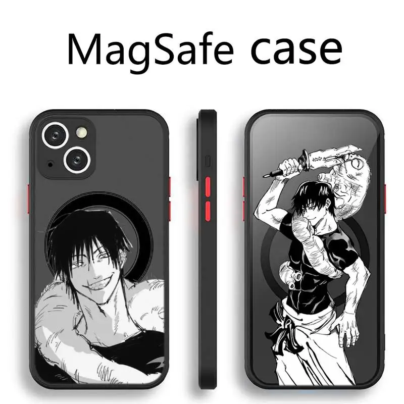 Toji Fushiguro Jujutsu Kaisen Transparent Magsafe Magnetic Magnet phone Case For For iPhone 13 12 11 Pro Max Mini
Toji Fushiguro Jujutsu Kaisen Transparent Magsafe Magnetic Magnet phone Case For For iPhone 13 12 11 Pro Max Mini