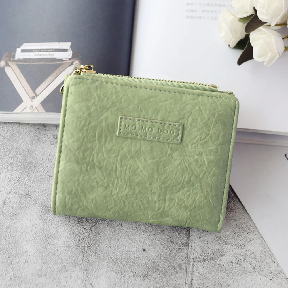 Summer Fresh Retro Simple Short PU Leather Soild Color Buckle 2-folding Crop Wallet Ladies Multifunction ID Zipper Card Holders
Summer Fresh Retro Simple Short PU Leather Soild Color Buckle 2-folding Crop Wallet Ladies Multifunction ID Zipper Card Holders
