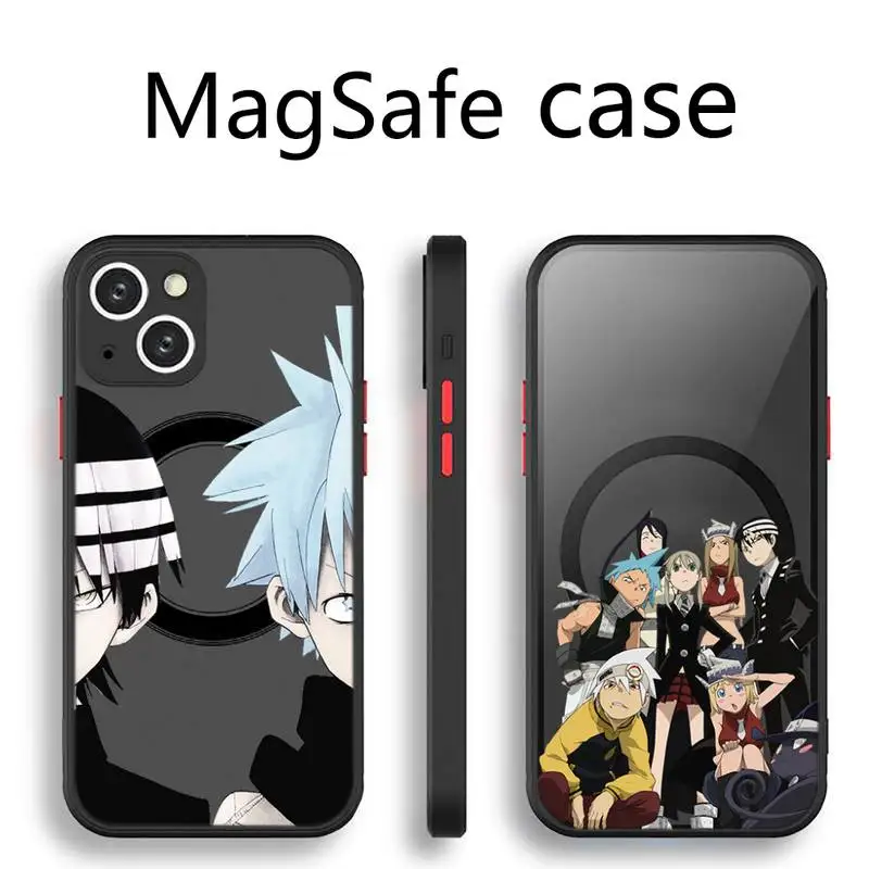 Прозрачный Магнитный чехол для телефона с рисунком аниме и манга, для iPhone 13, 12, 11 Pro Max, с беспроводной зарядкой
Прозрачный Магнитный чехол для телефона с рисунком аниме и манга, для iPhone 13, 12, 11 Pro Max, с беспроводной зарядкой