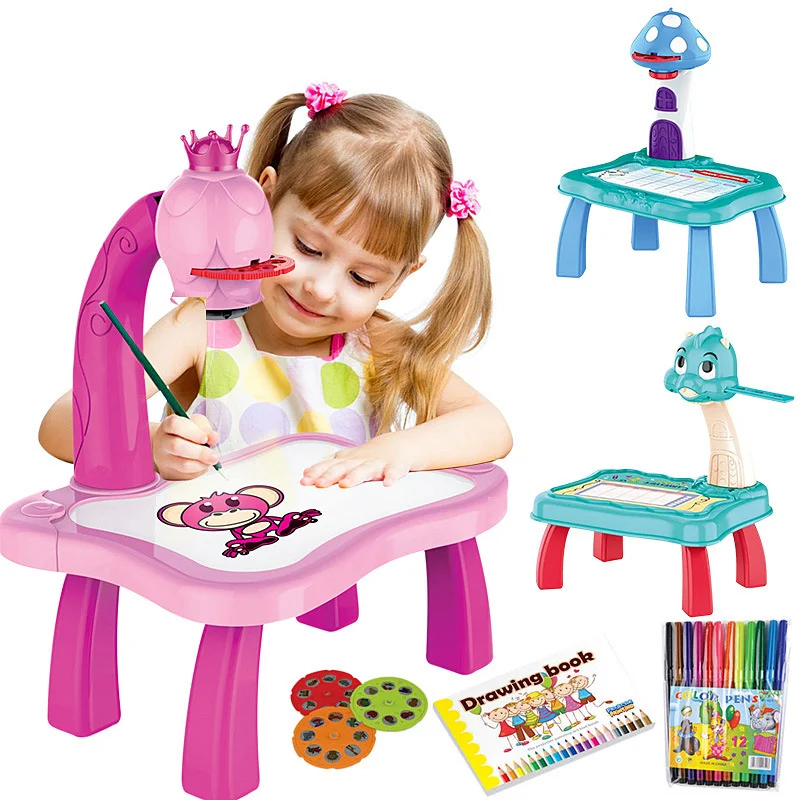 Learning Projection Painting Table Children's Educational Toys Enlightenment Early Education Projector Kindergarten Gifts Gifts
Learning Projection Painting Table Children's Educational Toys Enlightenment Early Education Projector Kindergarten Gifts Gifts