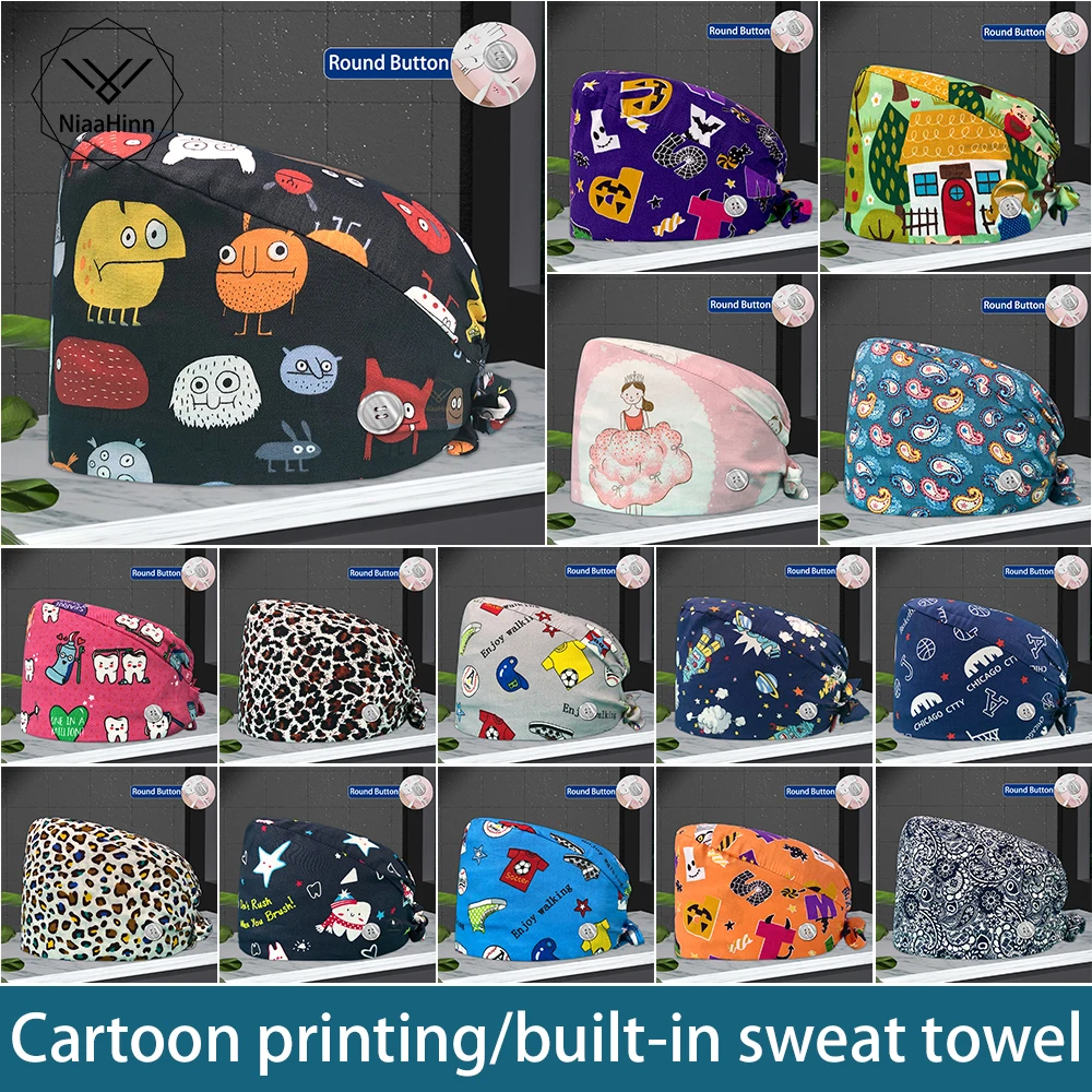 Pet Grooming Work Caps Veterinary Cotton Breathable Elastic Scrub Cap Dental Beauty Shop Scrub Hat Adjustable Nurse Accessories
Pet Grooming Work Caps Veterinary Cotton Breathable Elastic Scrub Cap Dental Beauty Shop Scrub Hat Adjustable Nurse Accessories