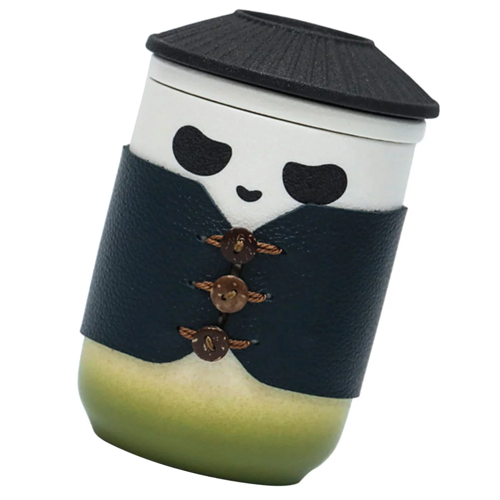 Ceramic Tea Cup Panda Cup Tea Container Chinese Tea Holder Gongfu Tea Cup with Strainer
Ceramic Tea Cup Panda Cup Tea Container Chinese Tea Holder Gongfu Tea Cup with Strainer