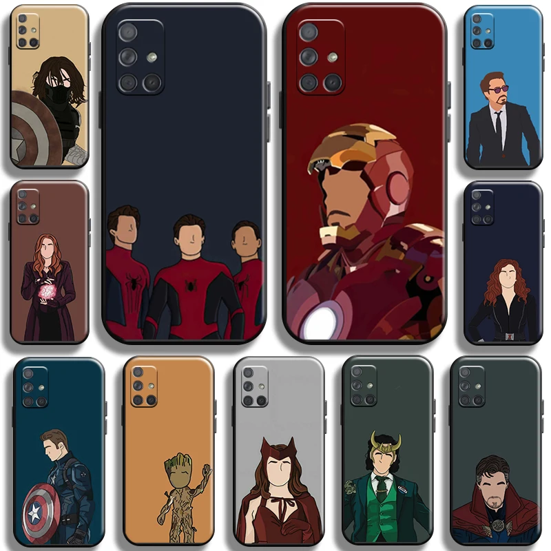 Marvel Avengers Cartoon Comics for Samsung Galaxy A71 A71 5G Phone Case Back Cover Shockproof Black TPU Coque Soft
Marvel Avengers Cartoon Comics for Samsung Galaxy A71 A71 5G Phone Case Back Cover Shockproof Black TPU Coque Soft
