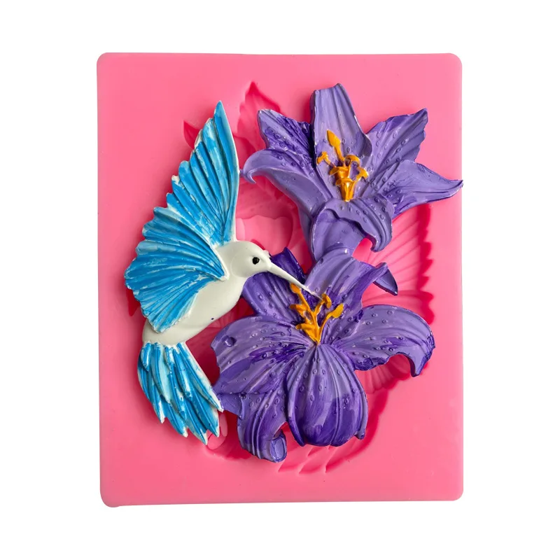 Hummingbird Flower Concrete Silicone Mold Handmade Soap Candle Aromatherapy Plaster Casting Mold 3D Wall Panel Epoxidharz Formen
Hummingbird Flower Concrete Silicone Mold Handmade Soap Candle Aromatherapy Plaster Casting Mold 3D Wall Panel Epoxidharz Formen