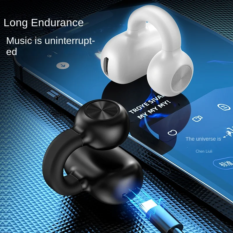Mini Ear-Clip Wireless Headset HIFI Bass Music Earring Bluetooth Earphone Single Sport Headphone With Business 5.3 Earbud
Mini Ear-Clip Wireless Headset HIFI Bass Music Earring Bluetooth Earphone Single Sport Headphone With Business 5.3 Earbud