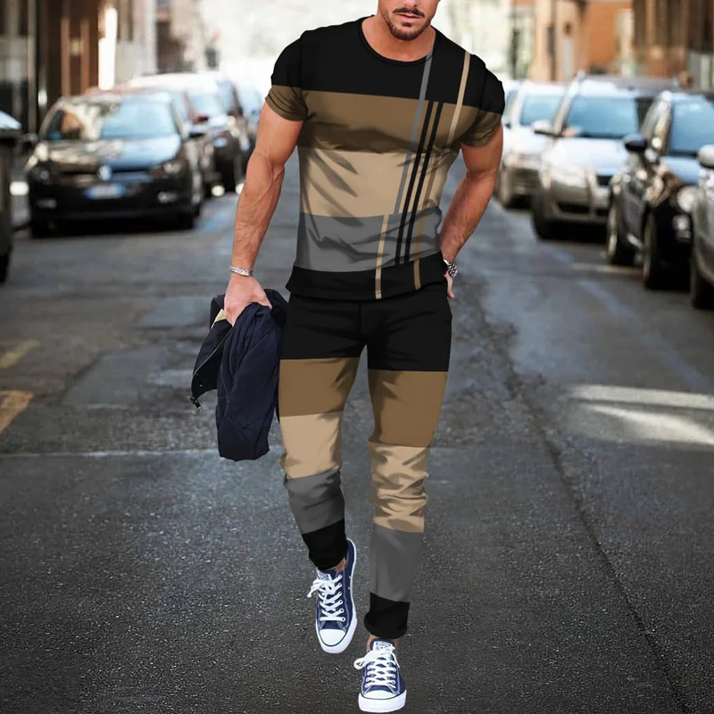 3D printed Casual Trend Oversized Clothes Summer Sportwear Suit Short Sleeve T Shirt Long Pants Men 2 Piece Sets Men Tracksuit
3D printed Casual Trend Oversized Clothes Summer Sportwear Suit Short Sleeve T Shirt Long Pants Men 2 Piece Sets Men Tracksuit