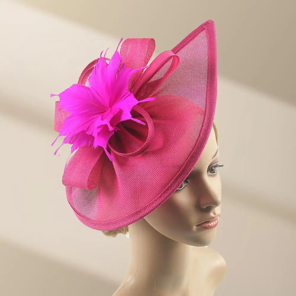 Hot!Fascinators Hat Flower Mesh Vintage Multipurpose Feathers Headwear for Cocktail Party
Hot!Fascinators Hat Flower Mesh Vintage Multipurpose Feathers Headwear for Cocktail Party