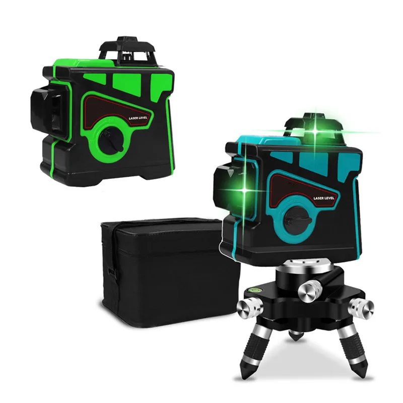 Уровень лазерный зеленый, 12 линий, горизонтальный и вертикальный
Уровень лазерный зеленый, 12 линий, горизонтальный и вертикальный