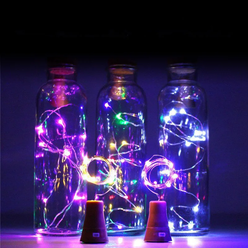 15LEDs Garland Copper Wire Corker String Fairy Night Lights Glass Bottle New Year/Christmas Tree Decorations Kerst Navidad
15LEDs Garland Copper Wire Corker String Fairy Night Lights Glass Bottle New Year/Christmas Tree Decorations Kerst Navidad