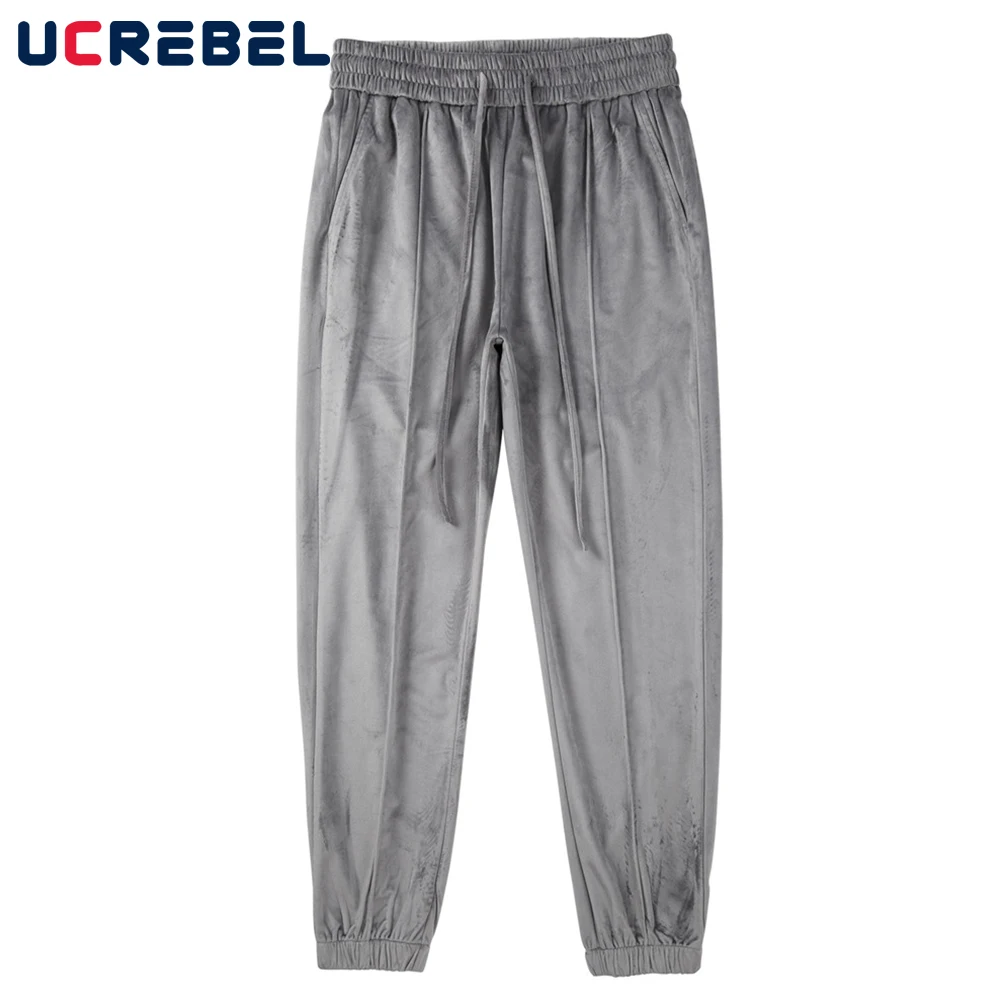 Solid Color Velvet Sweatpants Mens Streetwear Jogger Pants High Street Elastic Waist Casual Trousers Men
Solid Color Velvet Sweatpants Mens Streetwear Jogger Pants High Street Elastic Waist Casual Trousers Men