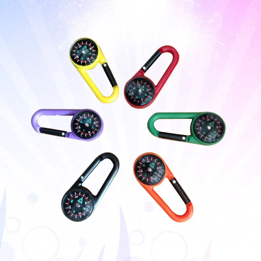 6 Pcs Compass Carabiner Travel Outfit Bulk Compass Keychain Key Chain Compass Carabiner Keychain Tree Climbing Gear
6 Pcs Compass Carabiner Travel Outfit Bulk Compass Keychain Key Chain Compass Carabiner Keychain Tree Climbing Gear
