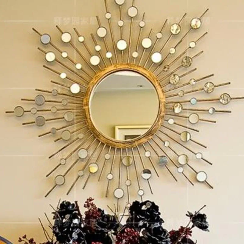 Gold Large Vanity Round Wall Mirror Decorative House Room Livingroom Bathroom Mirror Decoration Home Espelho Cosmetic Mirror
Gold Large Vanity Round Wall Mirror Decorative House Room Livingroom Bathroom Mirror Decoration Home Espelho Cosmetic Mirror