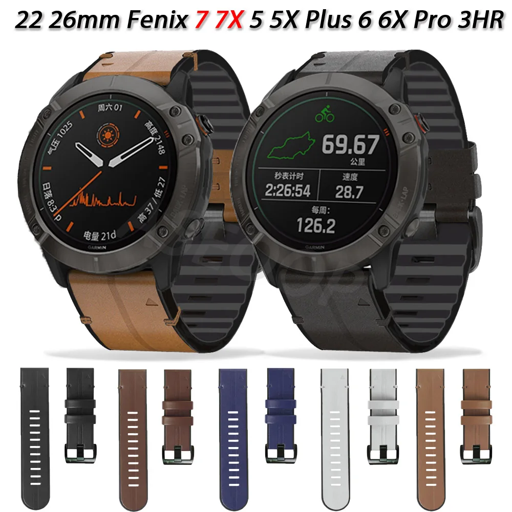 Ремешок из натуральной кожи для смарт-часов Garmin Fenix 7 7X 6 6X Pro 5X 5 Plus 935
Ремешок из натуральной кожи для смарт-часов Garmin Fenix 7 7X 6 6X Pro 5X 5 Plus 935