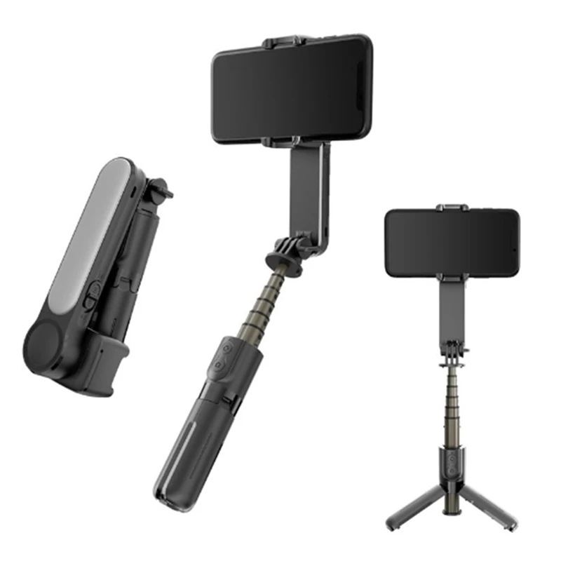 Gimbal Stabilizer With Fill Light Selfie Stick Foldable Wireless Tripod Wireless Bluetooth For IOS Android
Gimbal Stabilizer With Fill Light Selfie Stick Foldable Wireless Tripod Wireless Bluetooth For IOS Android