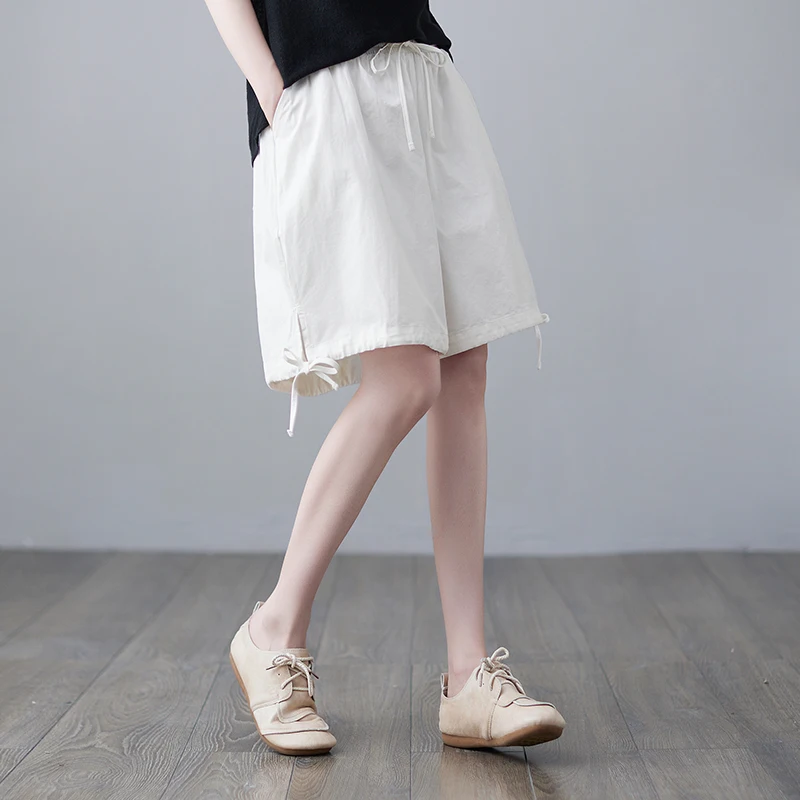 Летняя одежда 2022, новинка, художественные однотонные шорты для отдыха с широкими штанинами, с эластичной талией и тонкой завязкой с обеих ст...
Летняя одежда 2022, новинка, художественные однотонные шорты для отдыха с широкими штанинами, с эластичной талией и тонкой завязкой с обеих ст...