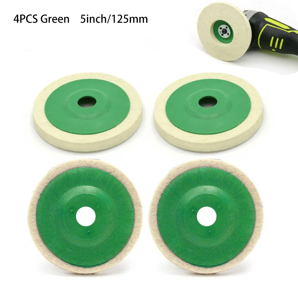 4Pcs 125mm Wool Buffing Grinder Wheels Felt Polishing Glass Scratch Grinding Stainless-Steel Polishing Disc Pad Set Tool
4Pcs 125mm Wool Buffing Grinder Wheels Felt Polishing Glass Scratch Grinding Stainless-Steel Polishing Disc Pad Set Tool