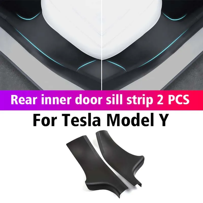 2pcs/set ABS Car Rear Door Sill Protective for Tesla Model Y 2021 5 Seater Anti Kick Dirty Pad Hidden Car Interiors Accessories
2pcs/set ABS Car Rear Door Sill Protective for Tesla Model Y 2021 5 Seater Anti Kick Dirty Pad Hidden Car Interiors Accessories
