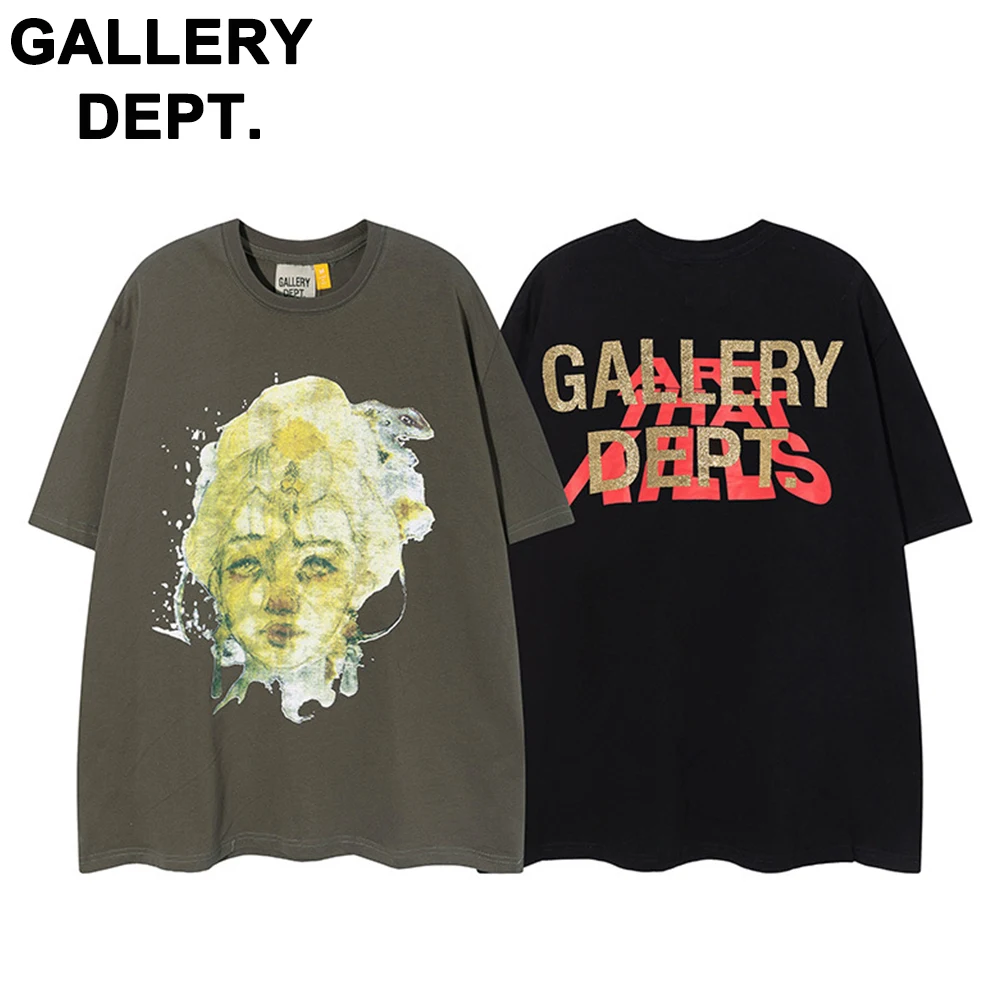 Gallery Dept New Letter Slogan Basic Men's and Women's Short Sleeve Letter Print T-shirt
Gallery Dept New Letter Slogan Basic Men's and Women's Short Sleeve Letter Print T-shirt