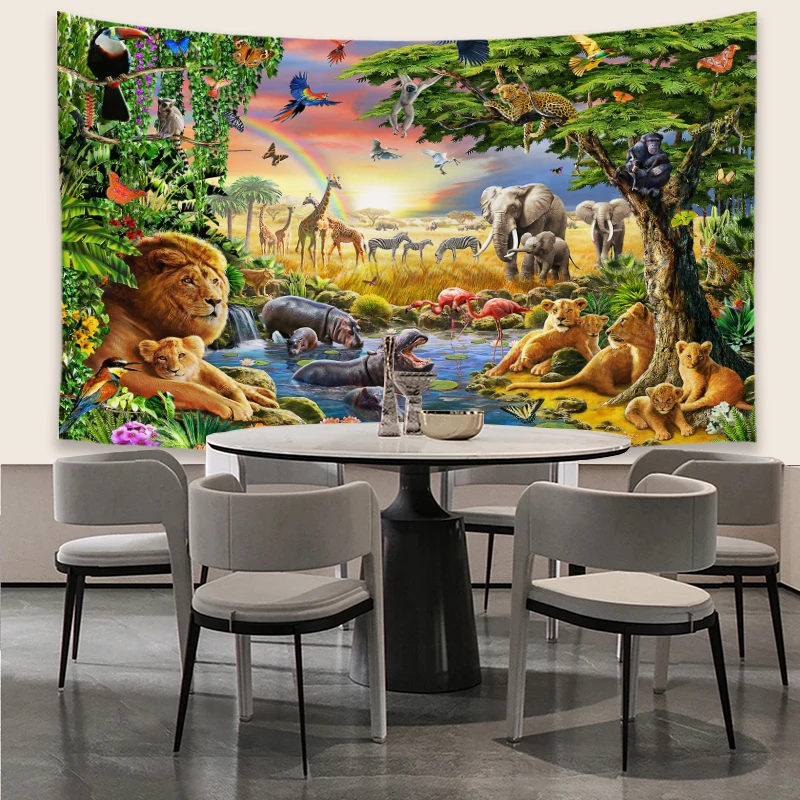 Forest Animal Cute Girl Tapestry Wall Hanging Japan Living Room Bedroom Dormitory Decor Background Cloth Decor Blanket Poster
Forest Animal Cute Girl Tapestry Wall Hanging Japan Living Room Bedroom Dormitory Decor Background Cloth Decor Blanket Poster