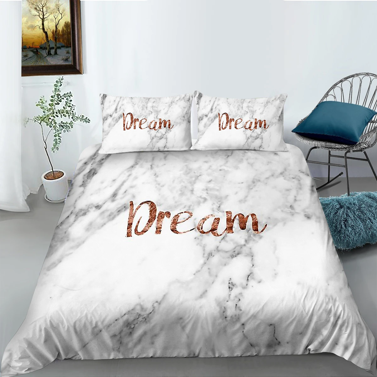 European Pattern Hot Sale Soft Bedding Set 3d Digital Marble Printing 2/3pcs High Quality Duvet Cover Set ES/DE/EU/US Size
European Pattern Hot Sale Soft Bedding Set 3d Digital Marble Printing 2/3pcs High Quality Duvet Cover Set ES/DE/EU/US Size
