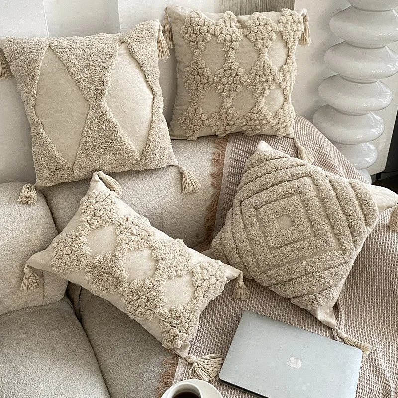 Boho Tufted Tassel Cushion Cover Bed Chair Sofa Pillow Living Room Bedroom Decor Pillow Cover 45*45cm
Boho Tufted Tassel Cushion Cover Bed Chair Sofa Pillow Living Room Bedroom Decor Pillow Cover 45*45cm