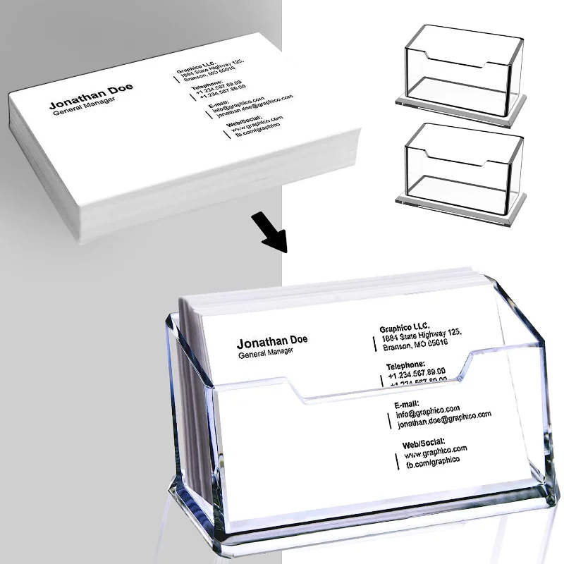 Acrylic Business Card Holder Office Desk Display Stand Clear Name Cards Organizer Transparent Business Card Shelf Storage Boxes
Acrylic Business Card Holder Office Desk Display Stand Clear Name Cards Organizer Transparent Business Card Shelf Storage Boxes