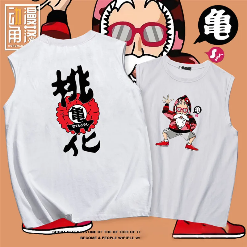 New Master Roshi Bae Tank Tops Vest Sleeveless Anime Trunks Piccolo Capsule Cell Dbs Goten Roshi Master Roshi Jacket Leisure
New Master Roshi Bae Tank Tops Vest Sleeveless Anime Trunks Piccolo Capsule Cell Dbs Goten Roshi Master Roshi Jacket Leisure
