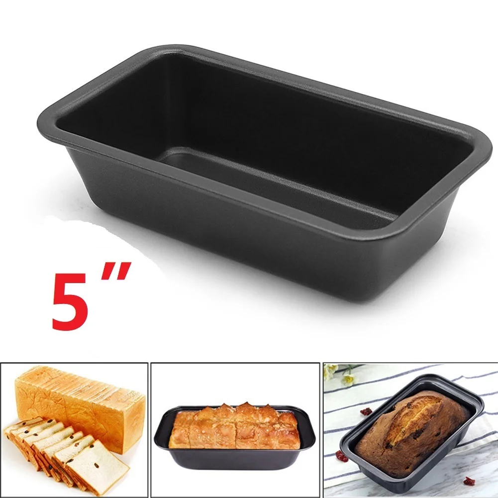 1PCS Bread Toast Mould Loaf Pan Carbon Steel Baking Cake Mold Rectangle Non-Stick Bread Toast Mould Loaf Pans
1PCS Bread Toast Mould Loaf Pan Carbon Steel Baking Cake Mold Rectangle Non-Stick Bread Toast Mould Loaf Pans