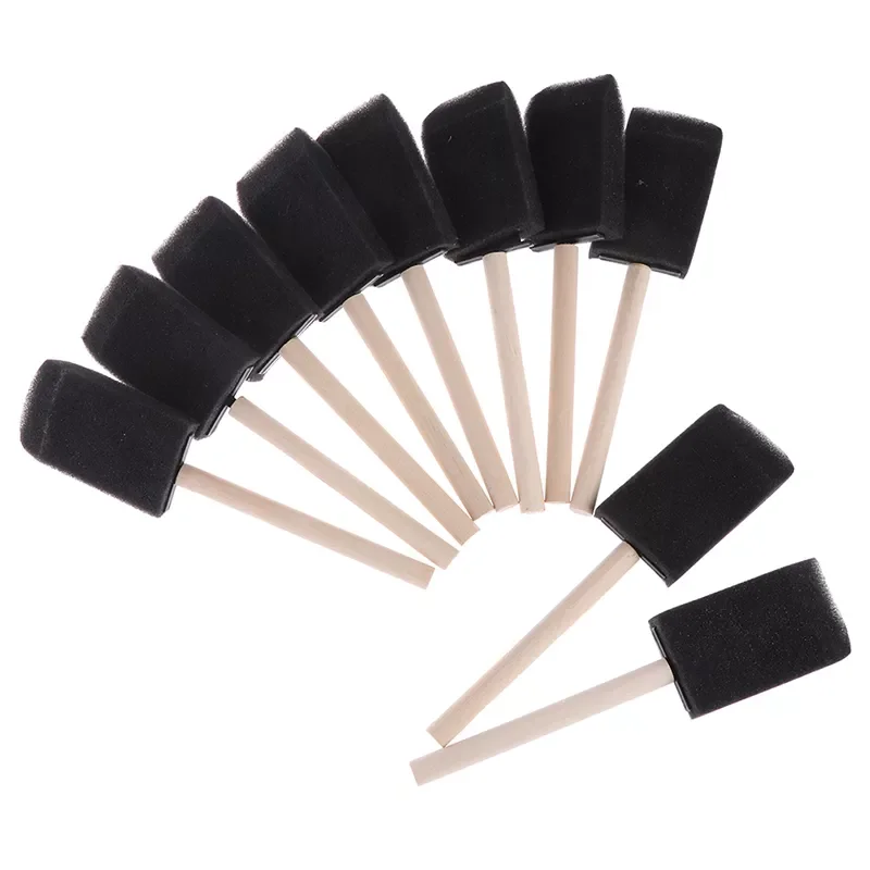 3/4/5/10Pcs Sponge Brush Wooden Handle Watercolor Oil Stain Art Craft Painting Drawing For Kids 2/3Inch
3/4/5/10Pcs Sponge Brush Wooden Handle Watercolor Oil Stain Art Craft Painting Drawing For Kids 2/3Inch