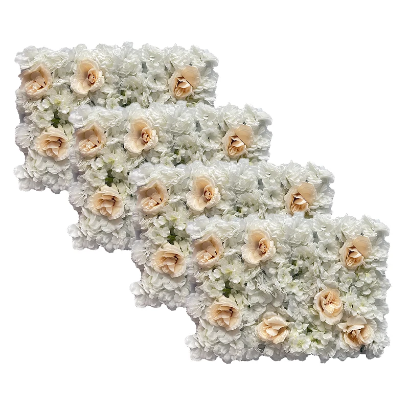 White Silk Artificial Flowers Silk Flower Panels for Wedding Decorative Flower Wall Photography Props Customized Party Backdrop
White Silk Artificial Flowers Silk Flower Panels for Wedding Decorative Flower Wall Photography Props Customized Party Backdrop